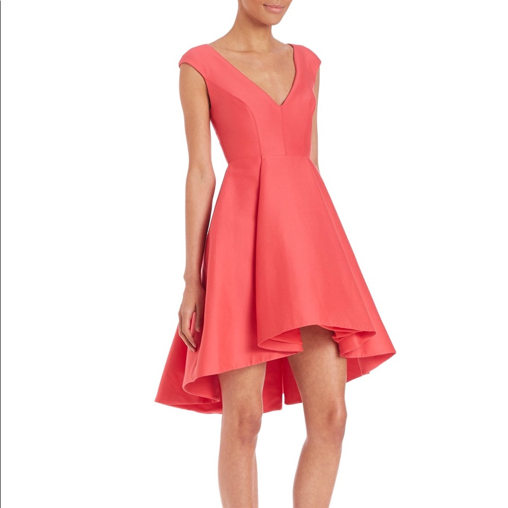 Halston Heritage High Low Dress